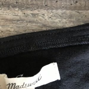 Madewell Tops - Madewell Black long sleeve shirt with tie Madewell Tops - Madewell Black long sleeve shirt with tie